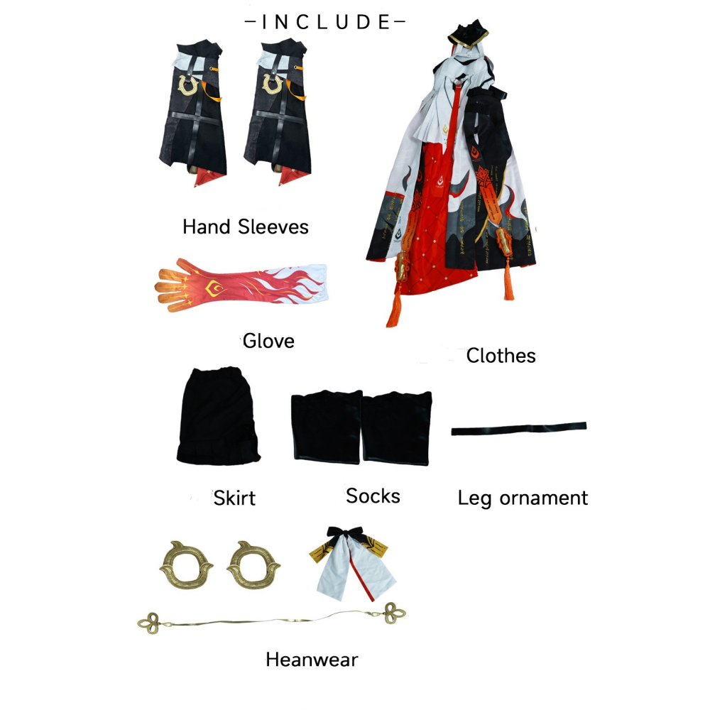 Changli Kostüm Wuthering Waves Changli Cosplay Outfits Set