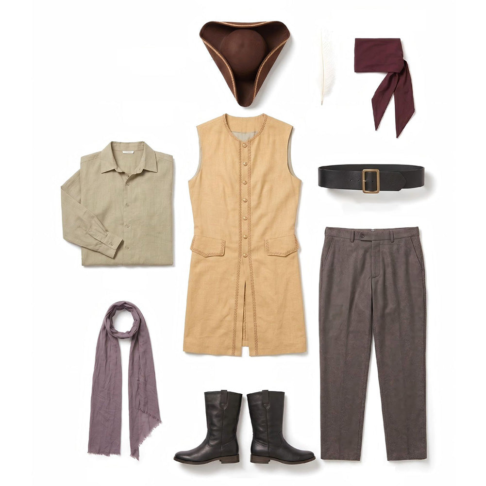 Captain Clark Kostüm Set The Backrooms Pirate Clark Cosplay Outfit