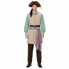 Captain Clark Kostüm Set The Backrooms Pirate Clark Cosplay Outfit