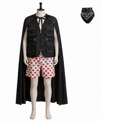 Carl schwarz Kostüm Set Dungeon Crawler Carl Carl Cosplay Outfit