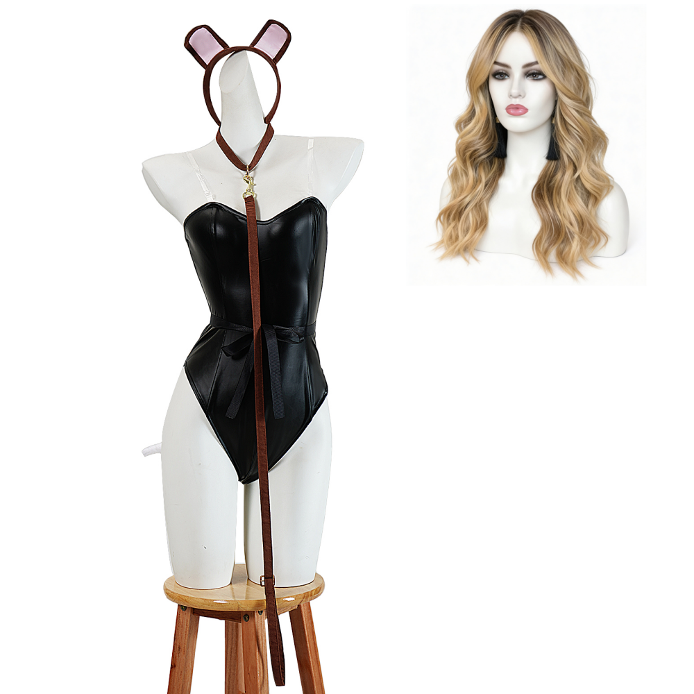 Cassie Jacobs Kostüm Set Perücke Katzen Haarreif Euphoria Cassie Cosplay Outfit