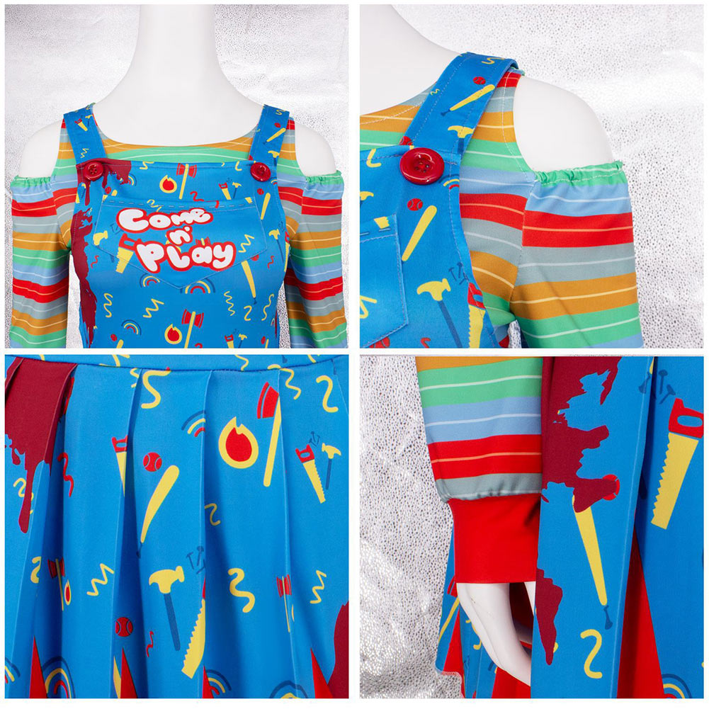 Child's Play Chucky – Die Mörderpuppe Buddi Weblich Cosplay Kostüm