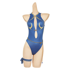 Chun Li Street Fighter Sommer Badeanzug einteilige Bademode