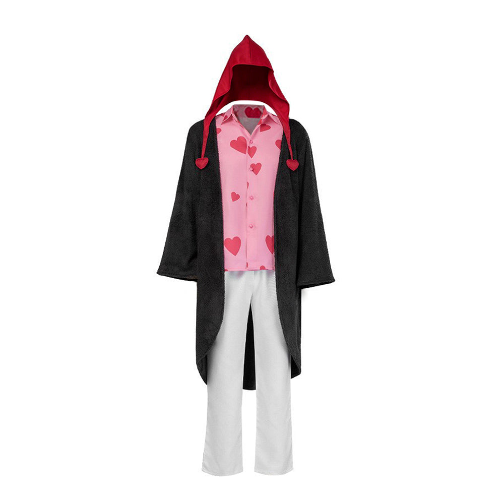Corazon One Piece rosa Kostüm Donquixote Rosinante Cosplay Outfits