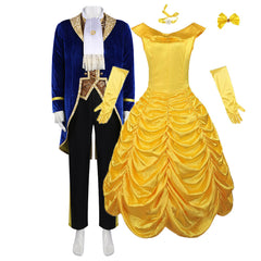 Couple Cosplay Die Schöne und Das Biest Belle Biest Cosplay Kostüm