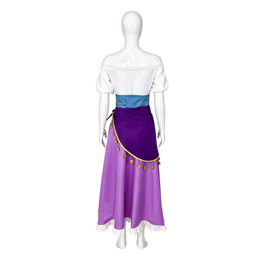 Der Glöckner von Notre Dame The Hunchback of Notre Dame (La) Esmeralda Kleid Cosplay Kostüm