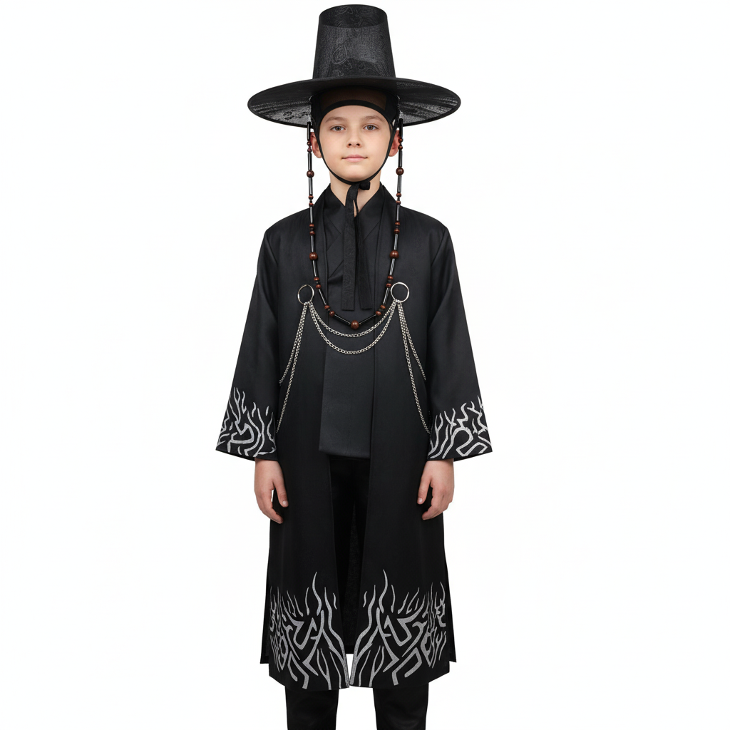 Kinder Junge Jinu Saja Kostüm Set Saja Boys Jinu Cosplay Outfits