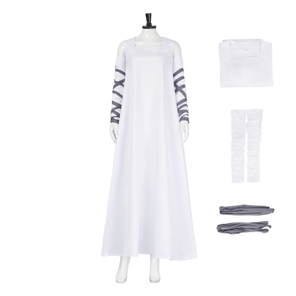 Elizabeth weiß Kleid The Bride! (2026) The Bride! - Es lebe die Braut Elizabeth Outfit