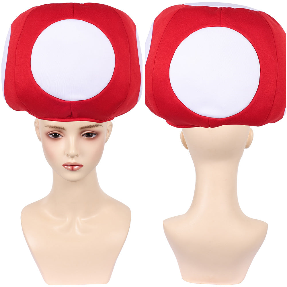 Erwachsene Der Super Mario Bros. Toad KINOPIO rot Hut Cosplay Zubehör