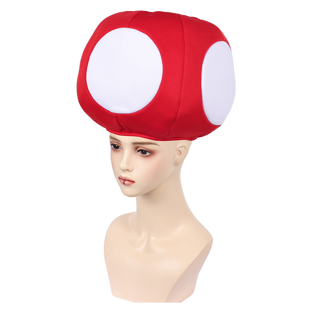 Erwachsene Der Super Mario Bros. Toad KINOPIO rot Hut Cosplay Zubehör