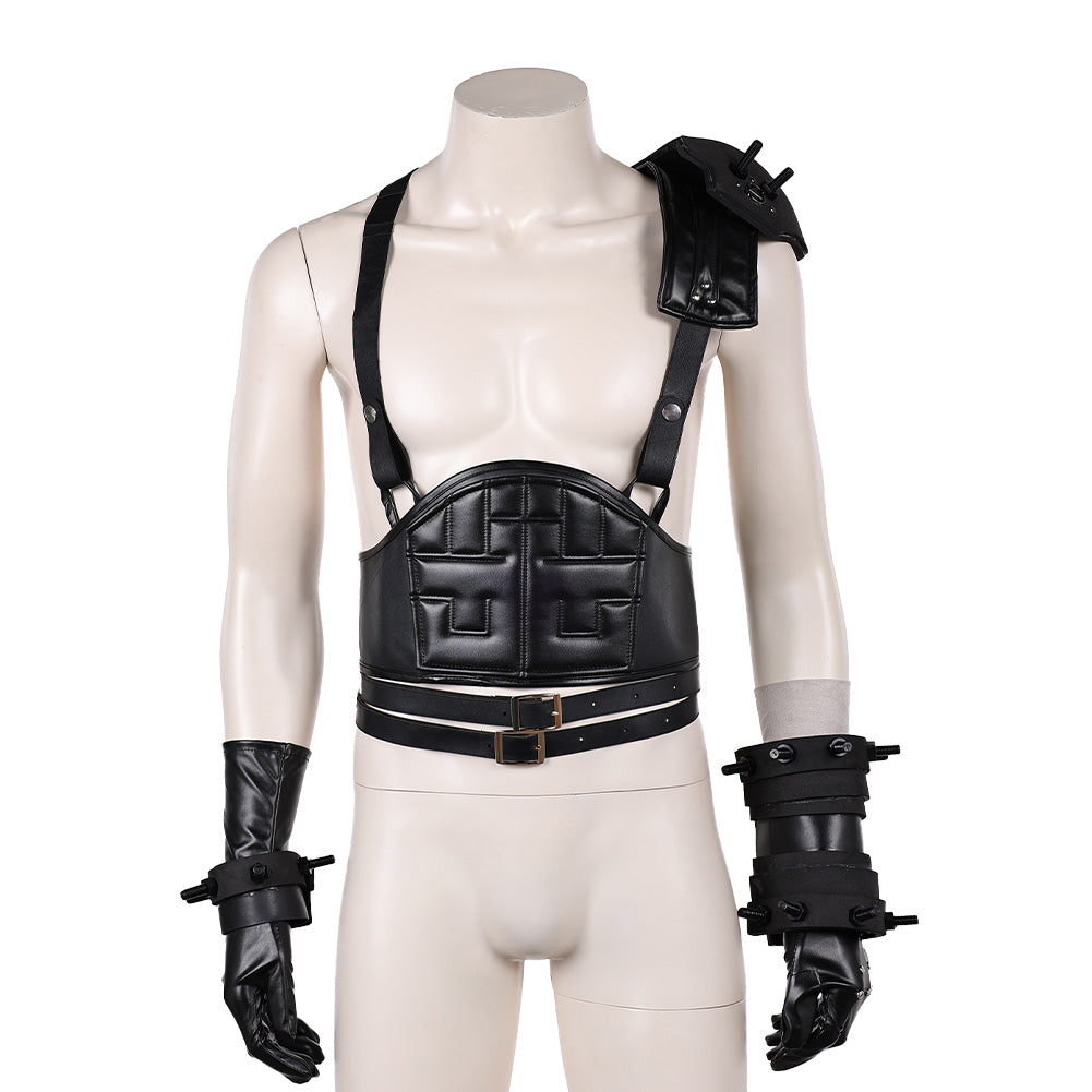 Final Fantasy Cloud Strife schwarz Gürtel Cosplay Requisite