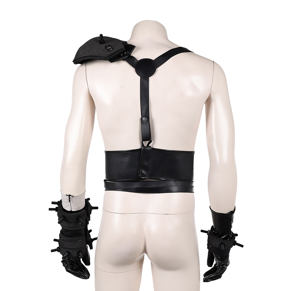 Final Fantasy Cloud Strife schwarz Gürtel Cosplay Requisite