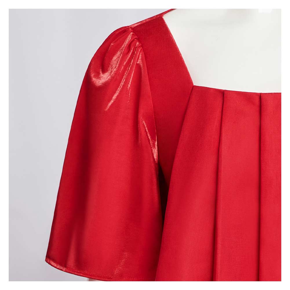 Frieren rot Kleid Sousou no Frieren Frieren Cosplay Outfits