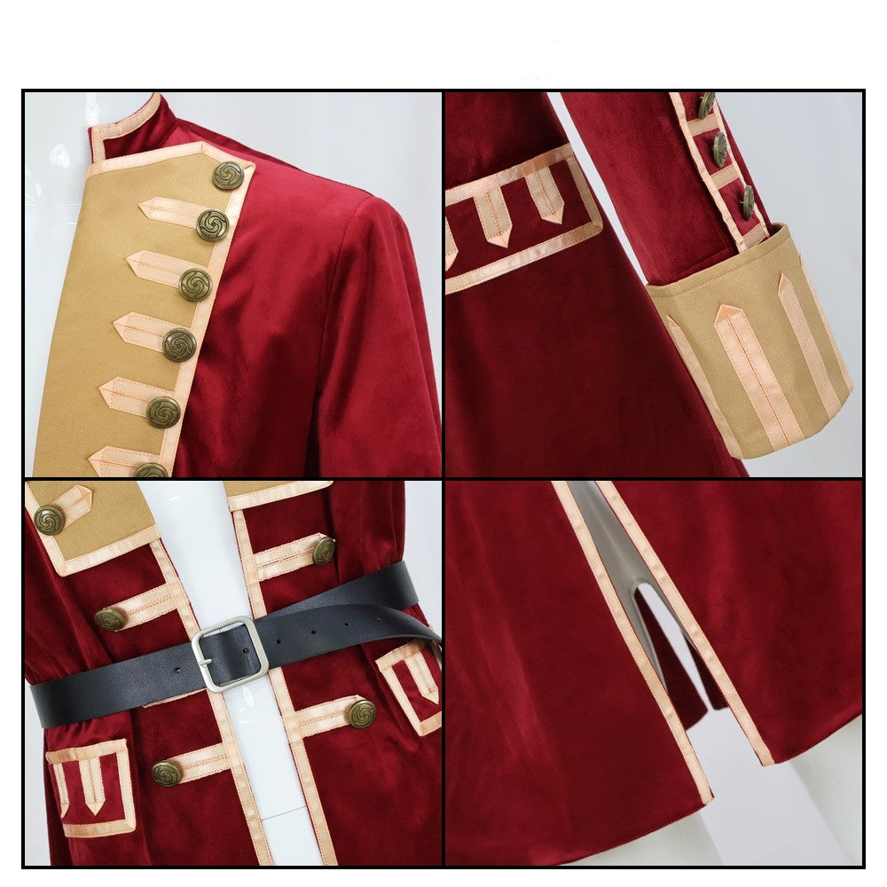 George Washington rot Kostüm Set Young Washington 2026 George Cosplay Outfit