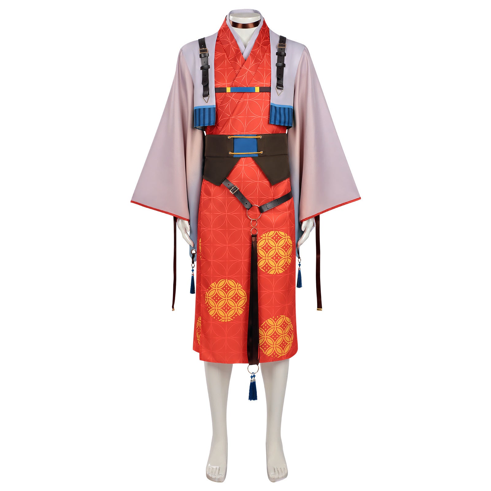 Demon Slayer Tomioka Giyuu rot Kostüm Sets Feuerpferd Jahr Giyu Cosplay Outfit