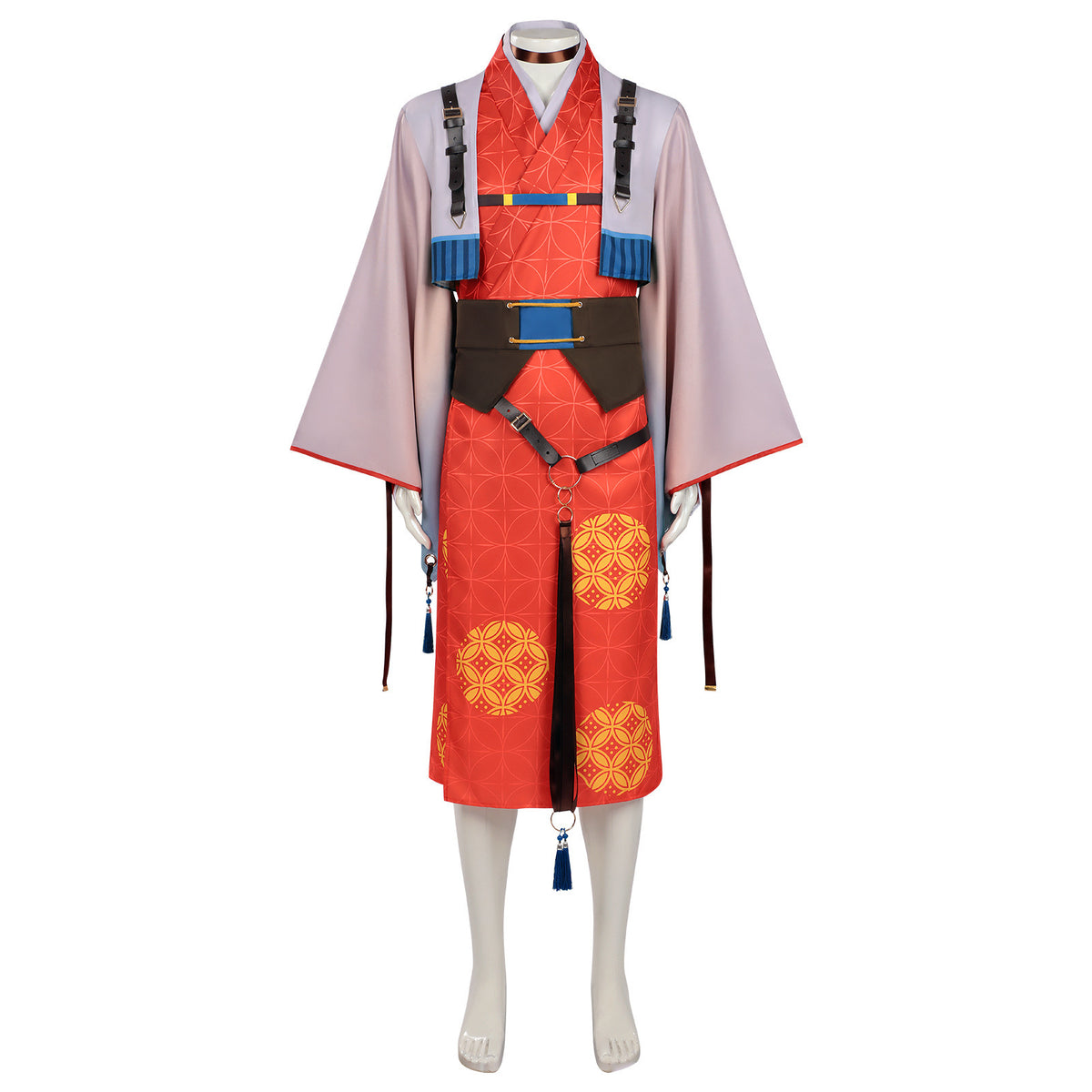 Demon Slayer Tomioka Giyuu rot Kostüm Sets Feuerpferd Jahr Giyu Cosplay Outfit