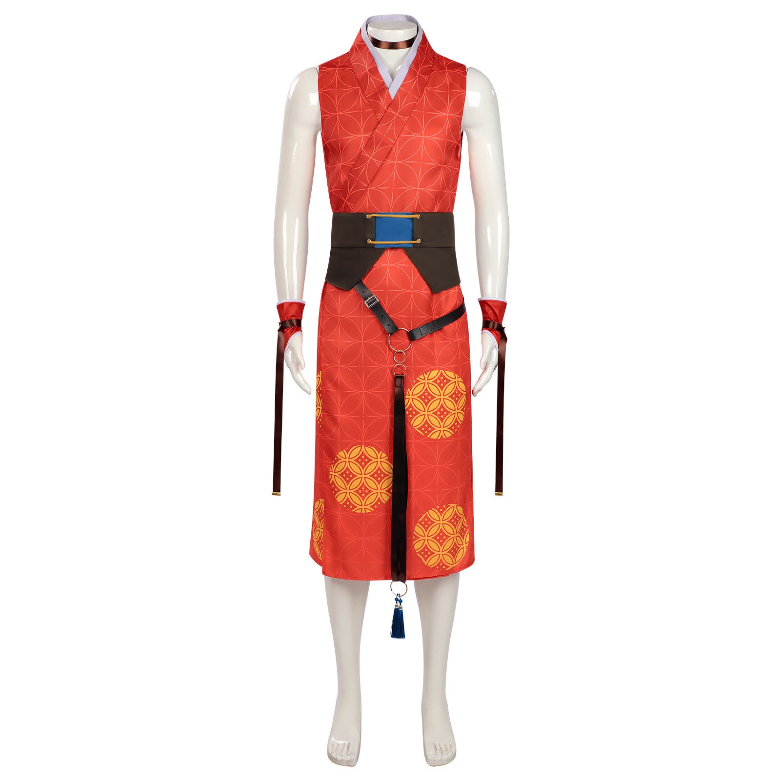 Demon Slayer Tomioka Giyuu rot Kostüm Sets Feuerpferd Jahr Giyu Cosplay Outfit