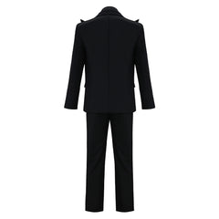 Good Omen Dämon Demon Crowley schwarz Cosplay Kostüm Set