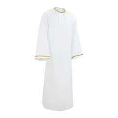 Good Omens Aziraphale weiß Robe Angel Aziraphale Cosplay Outfits