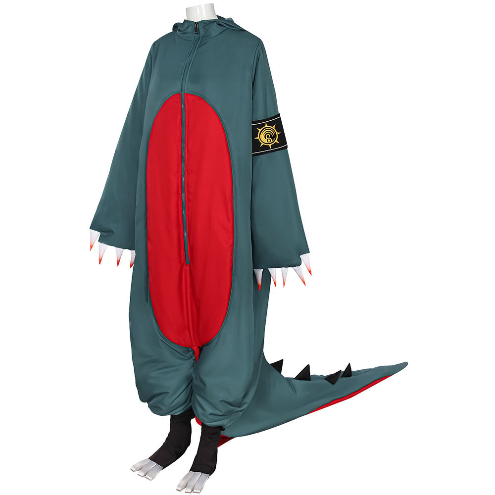 Guita Outfit GACHIAKUTA Guita grau blau Cosplay Kostüm