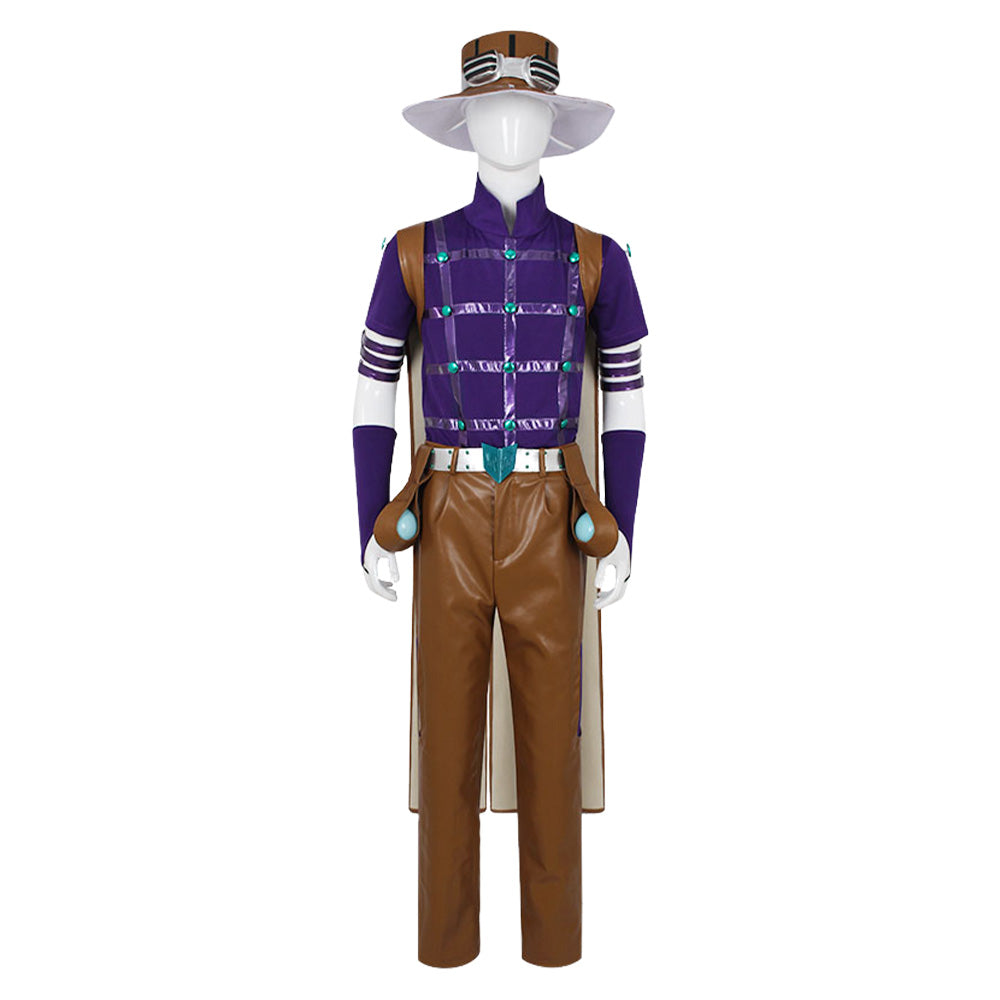 Gyro Zeppeli Kostüm JoJo‘s Bizarre Adventure Cosplay Gyro Outfits