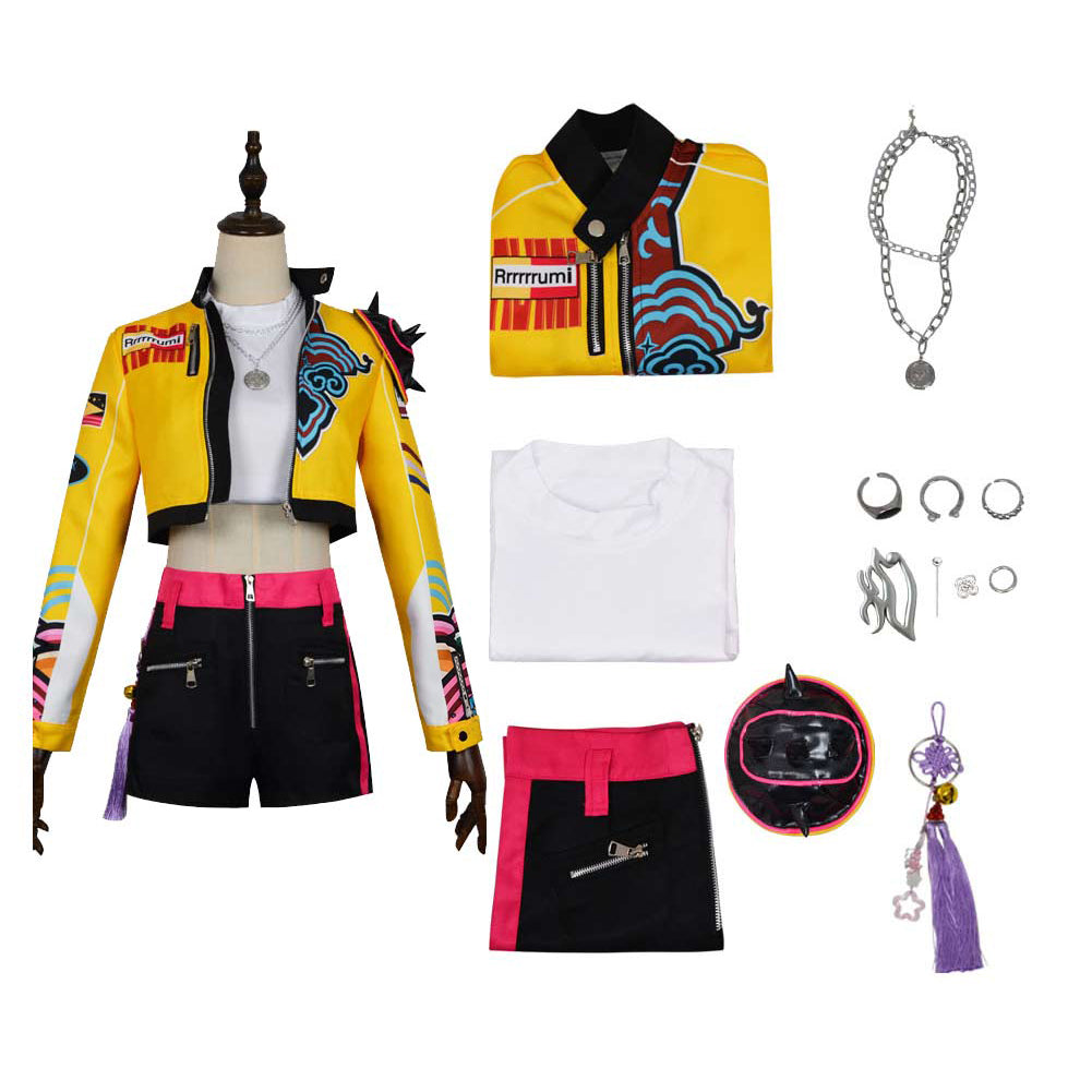 HUNTRIX Rumi Kostüm KPop Demon Hunters Rumi Cosplay Outfits