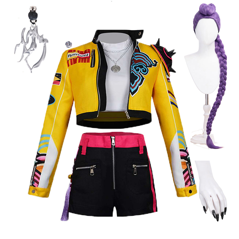 HUNTRIX Rumi Kostüm KPop Demon Hunters Rumi Cosplay Outfits
