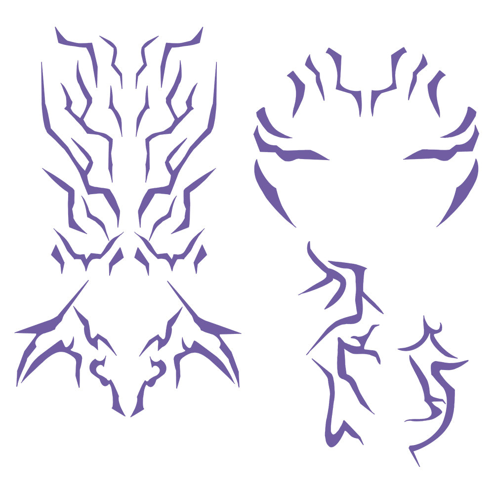 HUNTRIX Rumi Purple Tattoo-Sticker‌ Cosplay Requisite