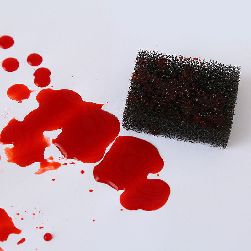 Halloween Kunstblut-Set – Realistisches Blutgel, Sprühblut & Narbenwachs mit Schwamm, abwaschbares SFX-Make-up für Cosplay, Zombie & Vampir