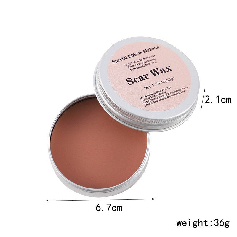 Halloween Kunstblut-Set – Realistisches Blutgel, Sprühblut & Narbenwachs mit Schwamm, abwaschbares SFX-Make-up für Cosplay, Zombie & Vampir