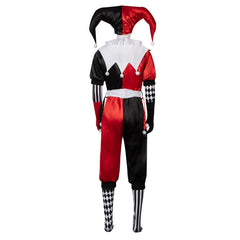 Harley Quinn rot schwarz Uniform Cosplay Kostüm