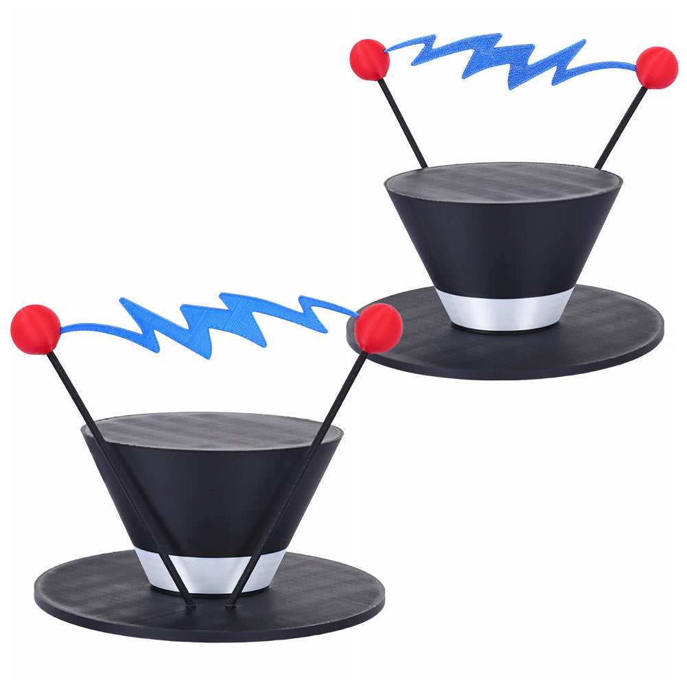 Helluva Boss VOX Zylinder Handschuhe Cosplay Halloween Mottoparty Requisite