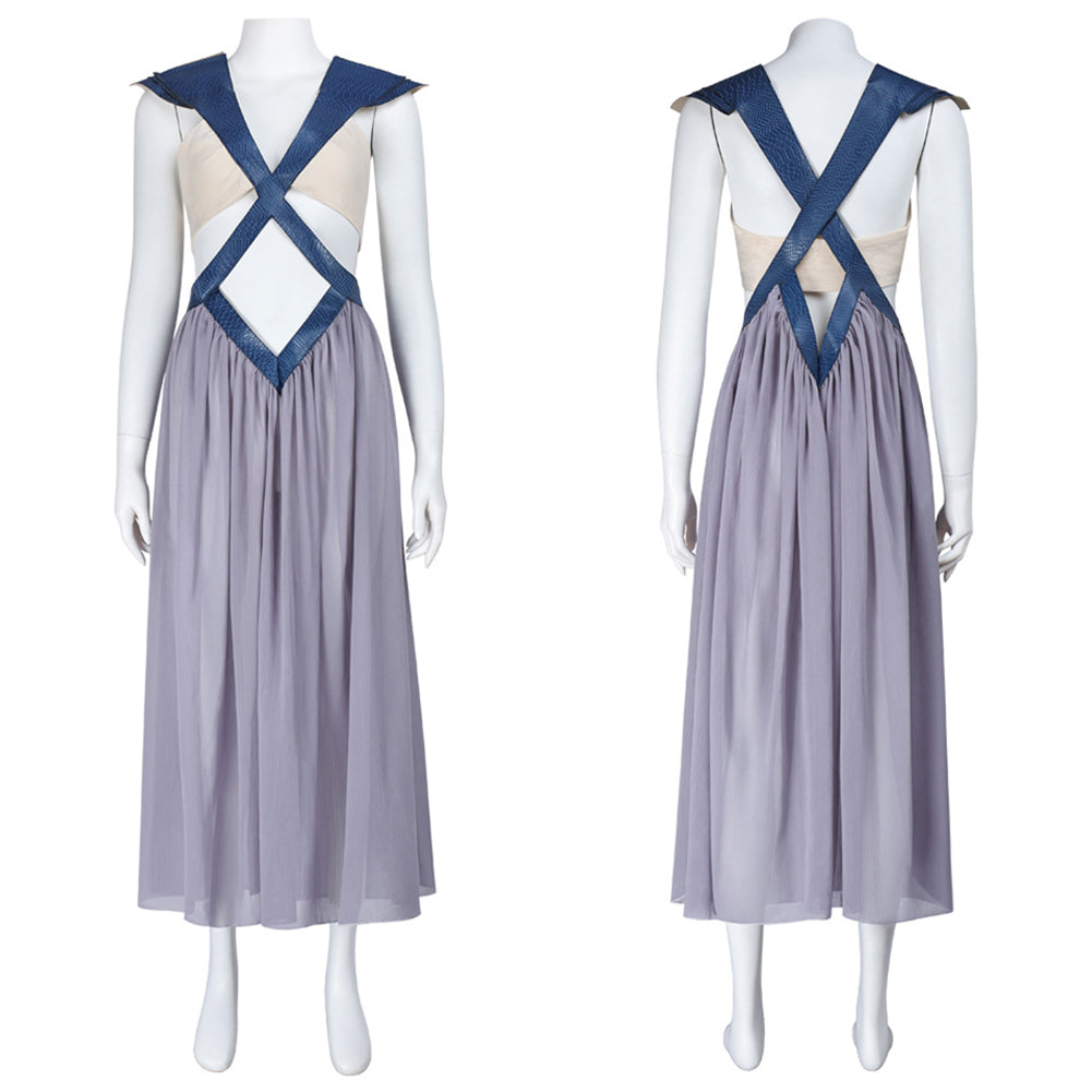 House of Dragon Daenerys Targaryen weiß Kostüm Cosplay Outfit