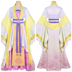 Huang Linglin Hanfu Though I Am an Inept Villainess Kou Reirin Cosplay Kostüm
