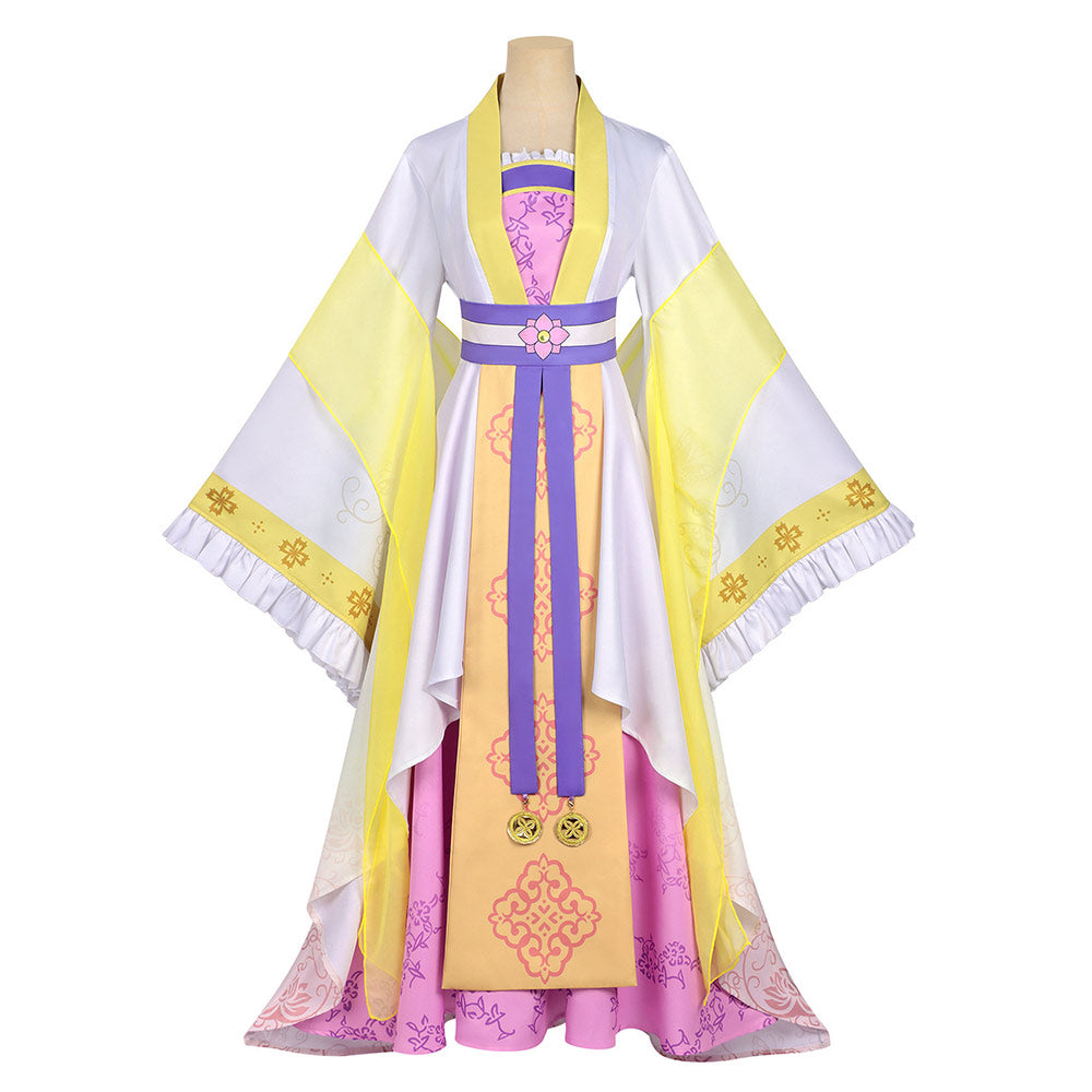 Huang Linglin Hanfu Though I Am an Inept Villainess Kou Reirin Cosplay Kostüm
