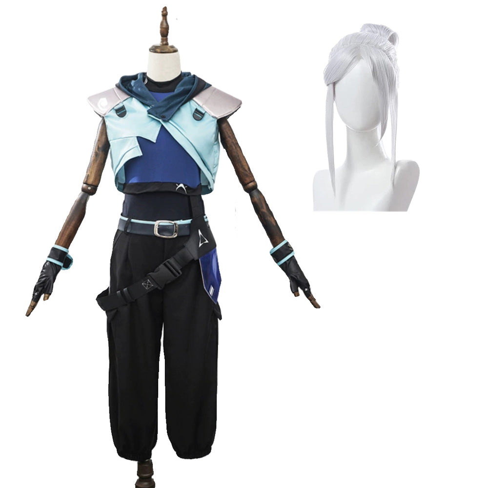 Jett Kostüm  Valorant Cosplay Halloween Jumpsuit Karneval Outfit