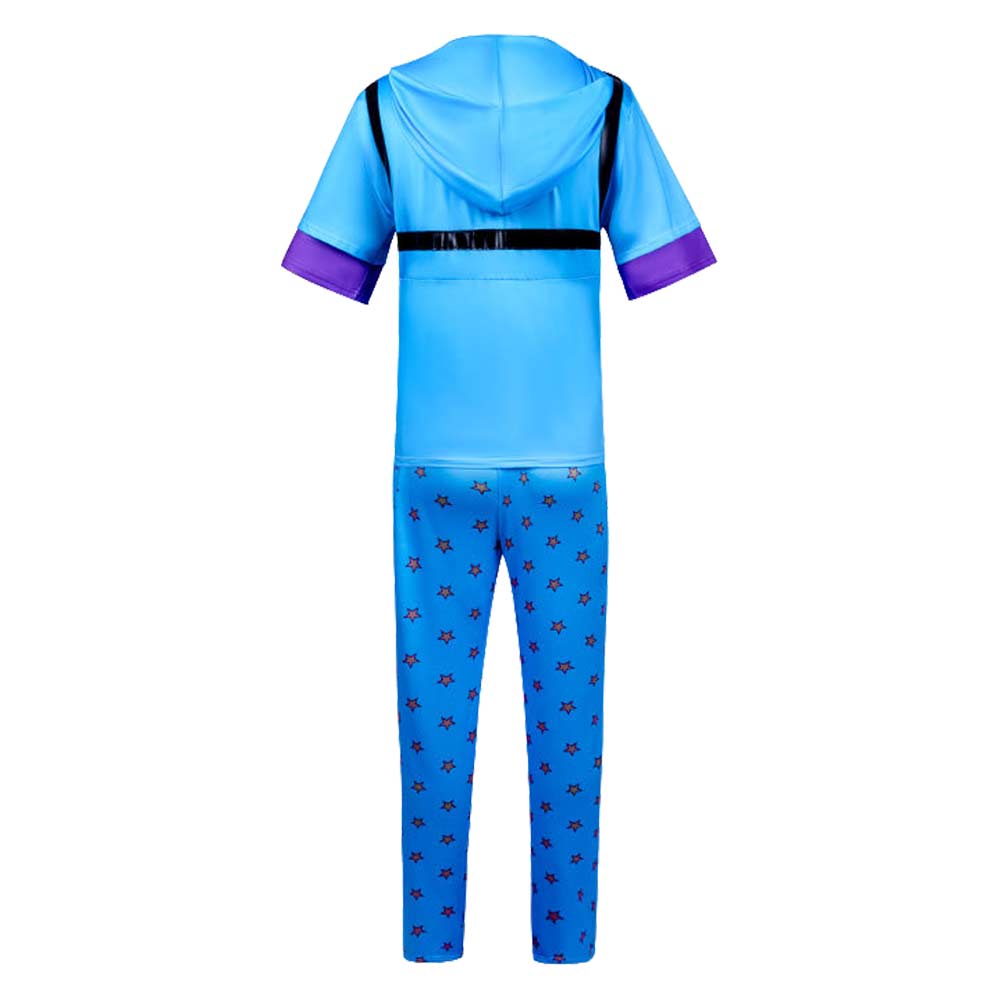 JoJo's Bizarre Adventure Johnny Joestar blau Kostüm Cosplay Outfits