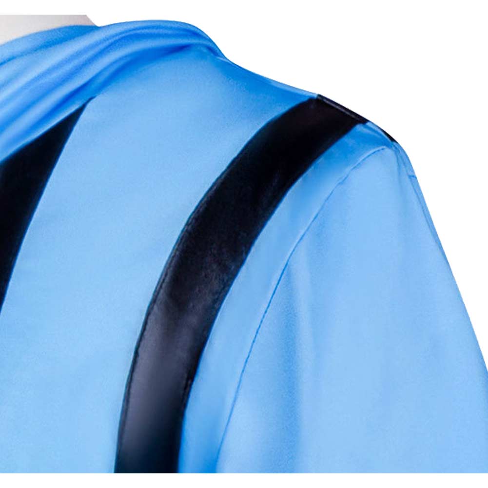 JoJo's Bizarre Adventure Johnny Joestar blau Kostüm Cosplay Outfits
