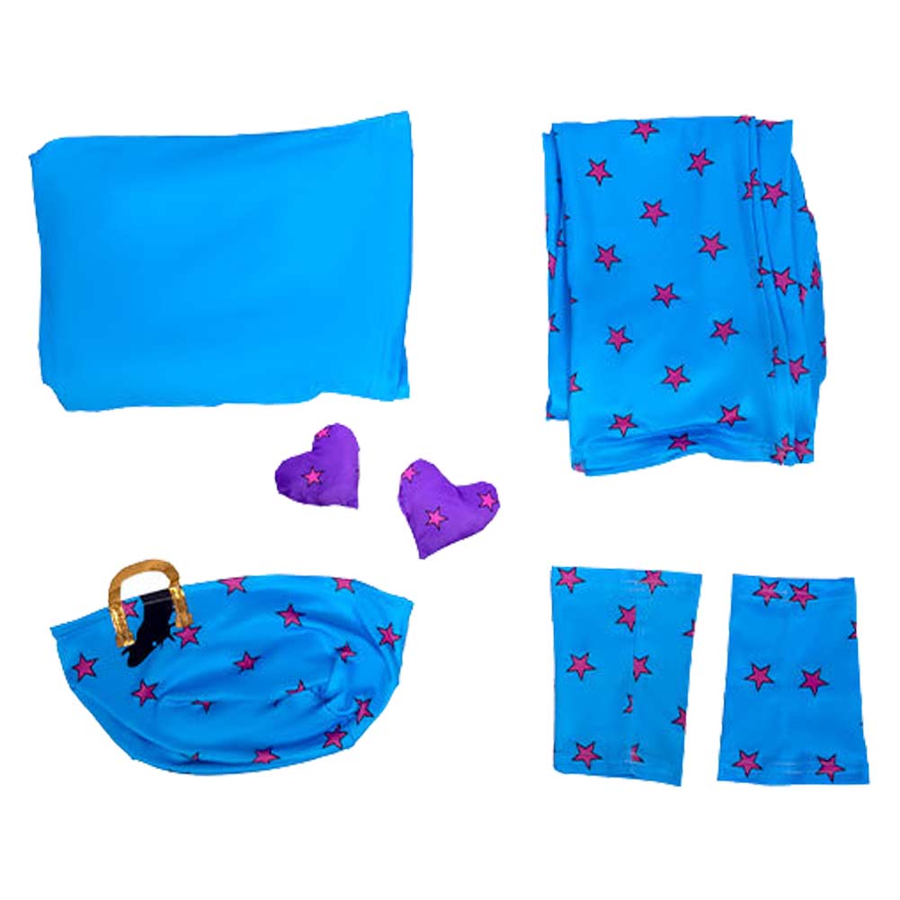 JoJo's Bizarre Adventure Johnny Joestar blau Kostüm Cosplay Outfits