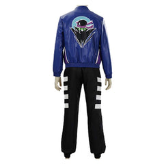 Johnny Cage blau Kostüm Set Mortal Kombat John Cosplay Outfits