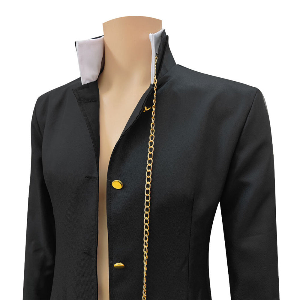Jotaro Kujo schwarz Jacke JoJo‘s Bizarre Adventure Jotaro Cosplay Outfit