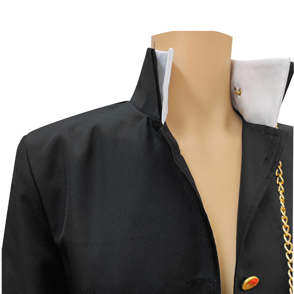 Jotaro Kujo schwarz Jacke JoJo‘s Bizarre Adventure Jotaro Cosplay Outfit