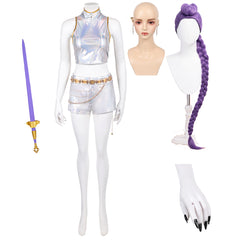 K-Pop Demon Hunters girls Group Rumi Cosplay Kostüm Set-0
