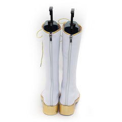 KPOP Demon Hunters Golden HUNTRIX Rumi weiß Stiefel Cosplay Schuhe
