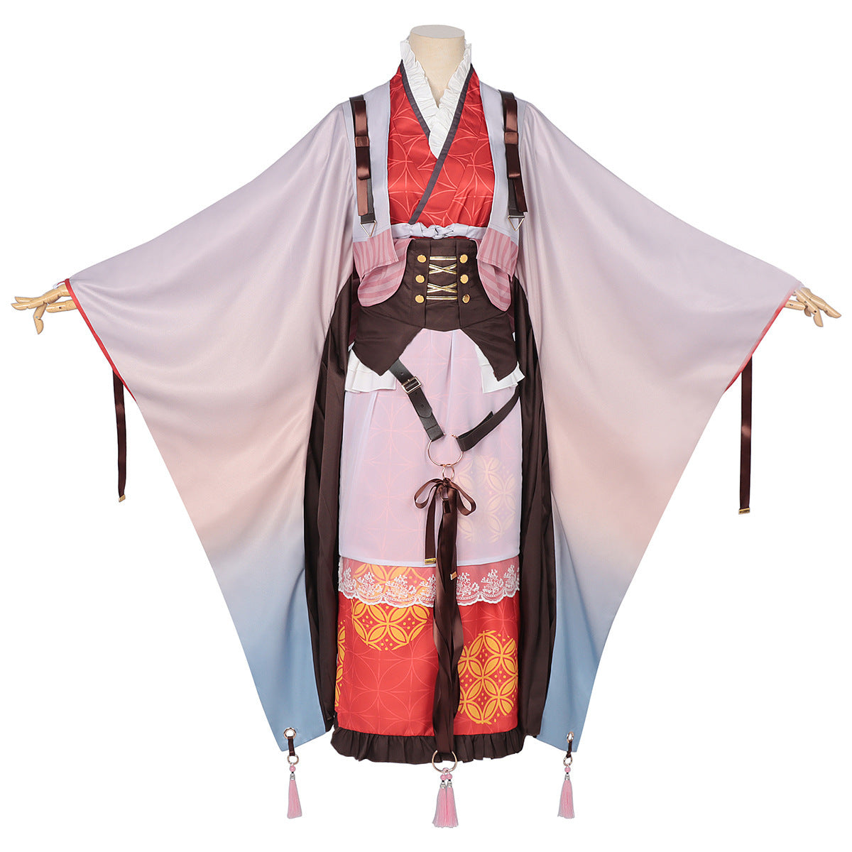 Kanao Tsuyuri Kostüm Kimetsu no Yaiba Feuerpferd Jahr Kanao Cosplay Outfit