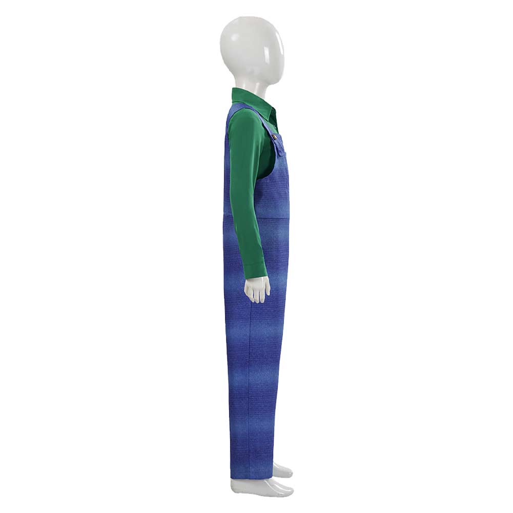 Kinder Jungen Luigi Kostüm Der Super Mario Galaxy Film Luigi Outfit