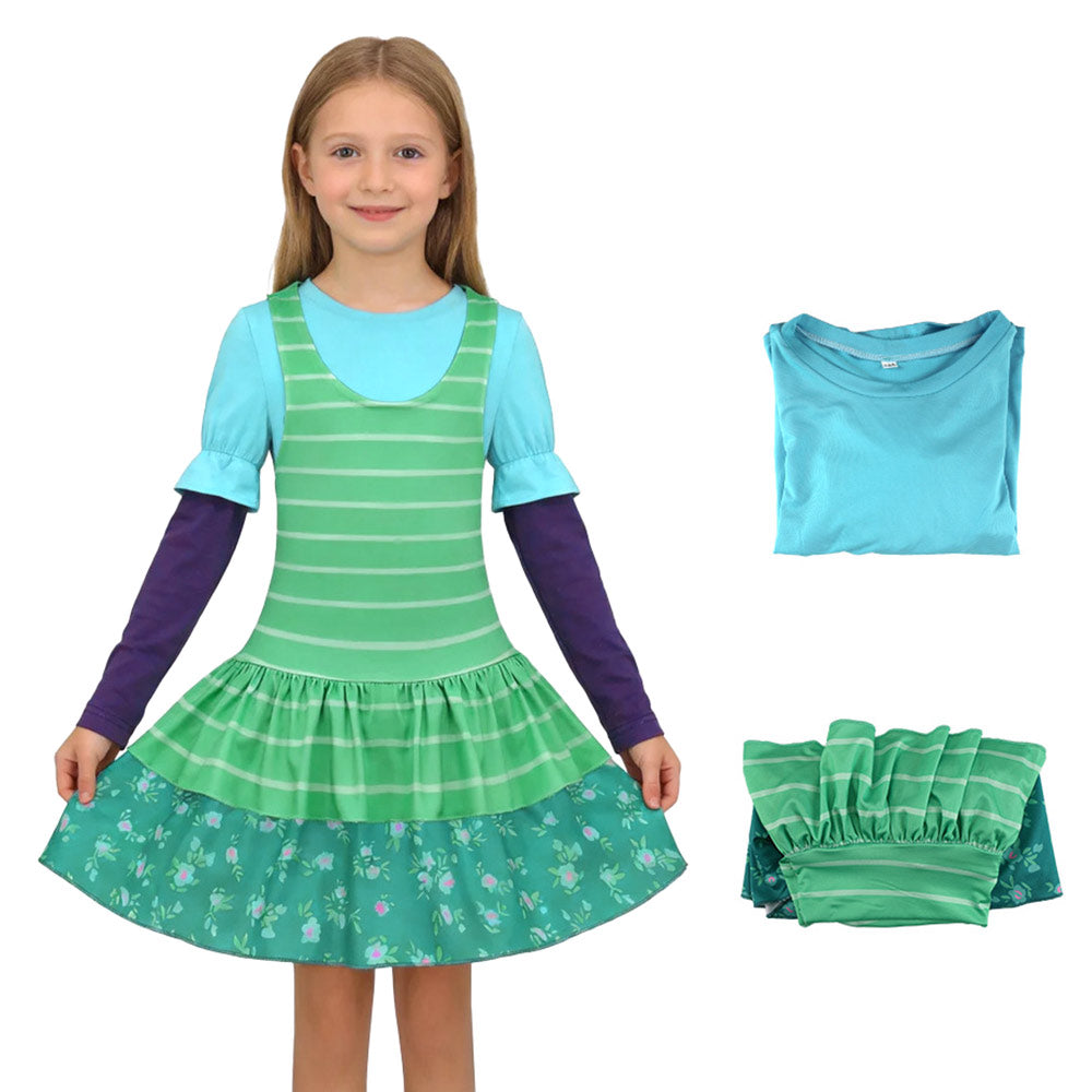 Kinder Mädchen Bonnie Anderson Kleid Toy Story Bonnie Cosplay Outfits