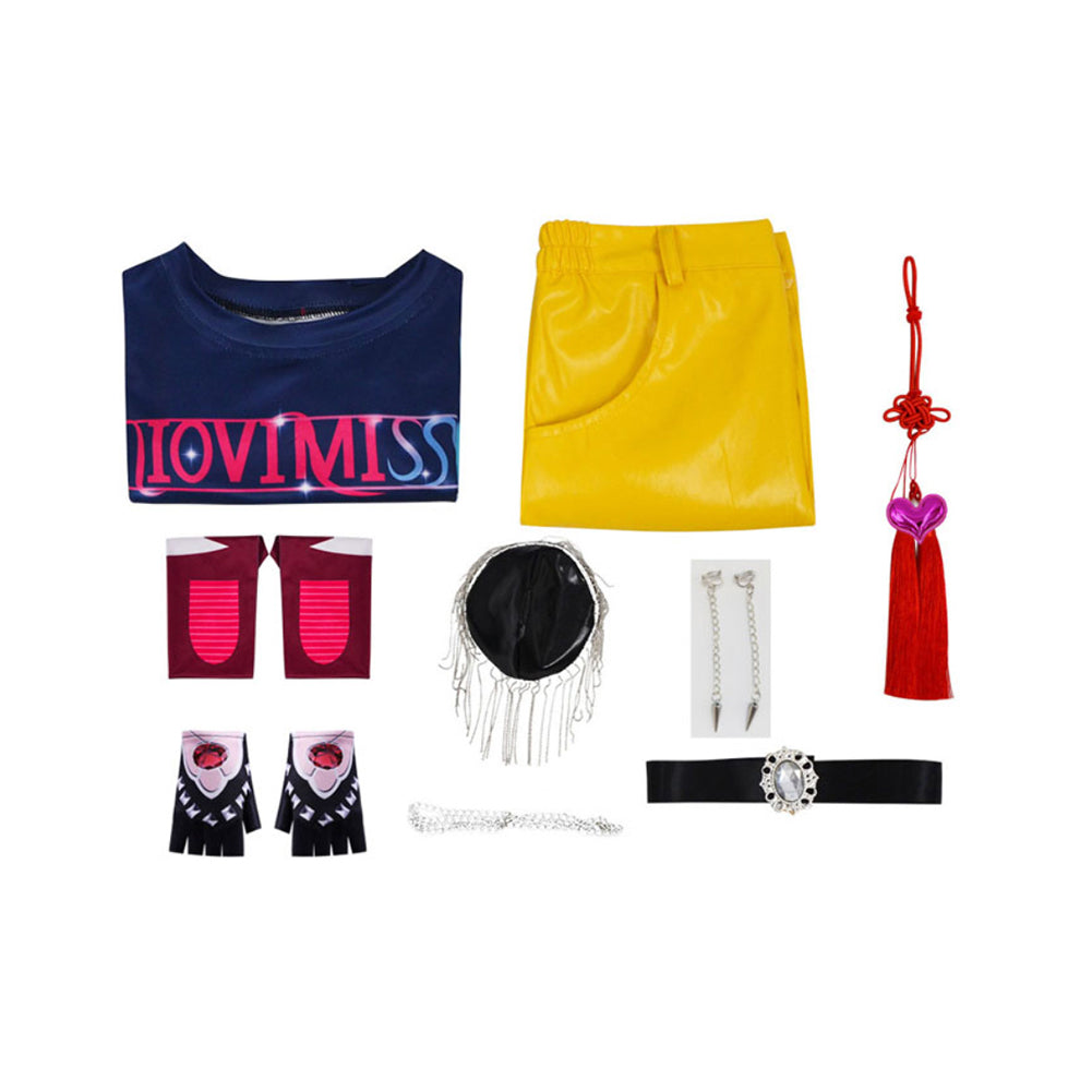 Kinder Mädchen HUNTRIX Mira Kostüm Kpop Demon Hunters Mira Cosplay Outfits