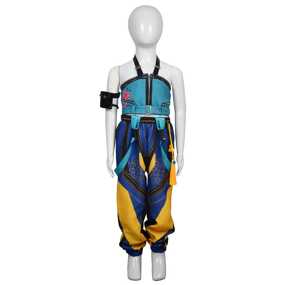 Kinder Mädchen HUNTRIX Zoey Kostüm Kpop Demon Hunters Zoey Cosplay Outfits