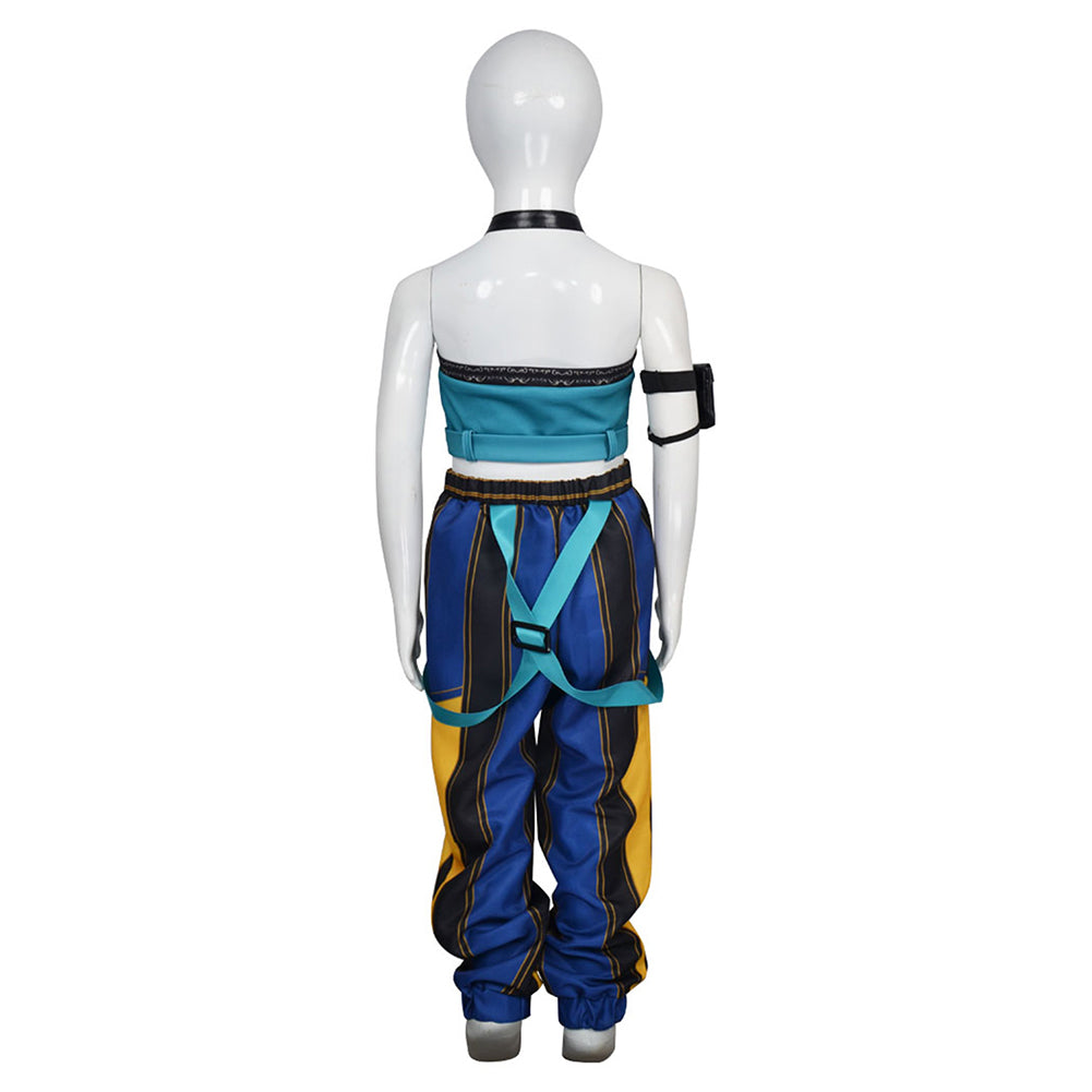 Kinder Mädchen HUNTRIX Zoey Kostüm Kpop Demon Hunters Zoey Cosplay Outfits